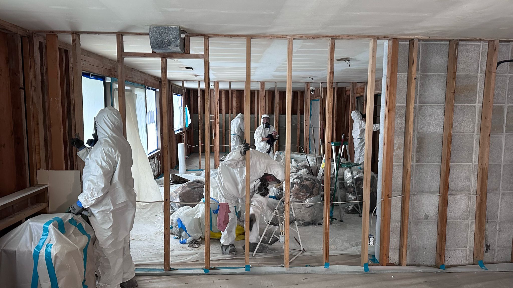 photo during demolition